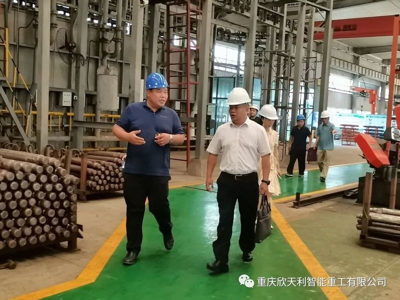 萬州區市場監督管理局賀盛緣局長一行蒞臨我司調研知識產權工作